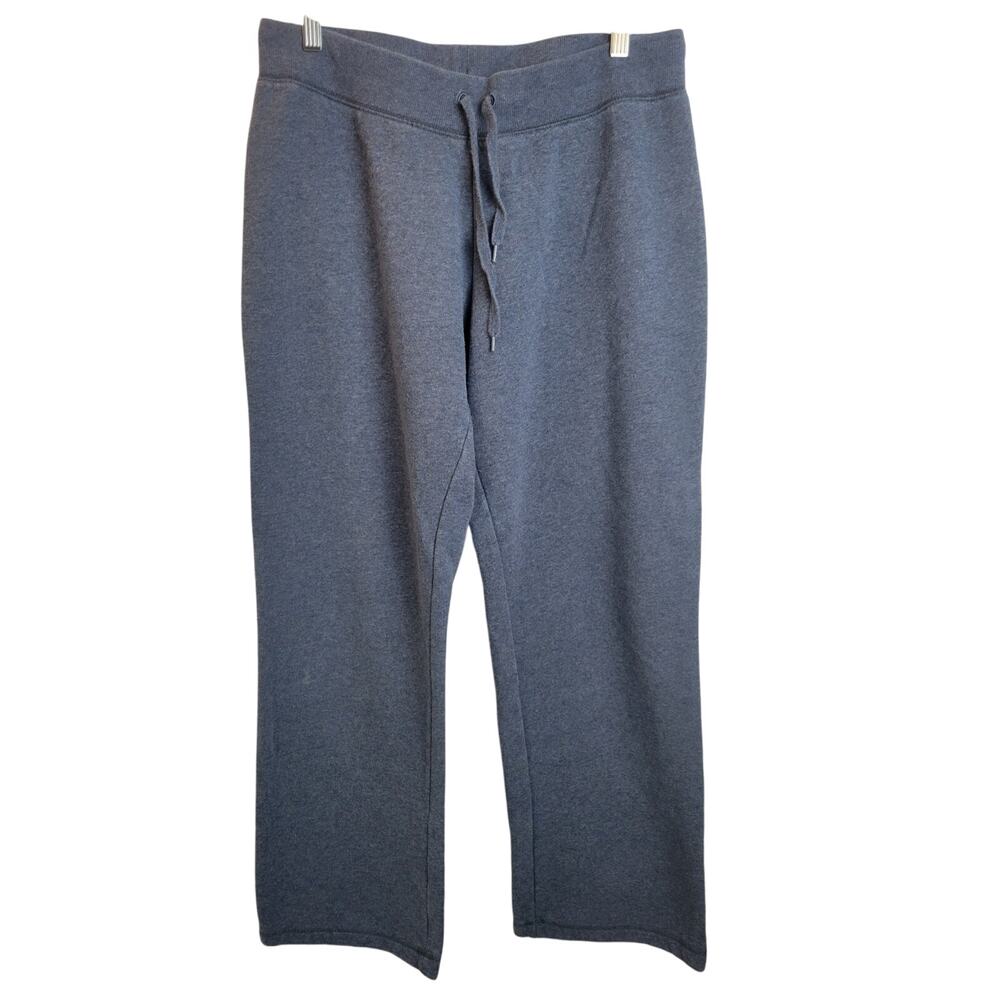 MTA Sport Blue Drawstring Activewear Workout Gym Sweatpants Women's Size Large